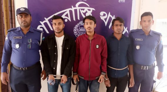 শাহরাস্তিতে ৩ বিএনপি কর্মীকে গ্রেফতার
